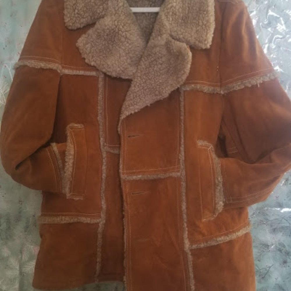 ☆ GRAIS SHEEP SPLIT COWHIDE LEATHER JACKET☆
